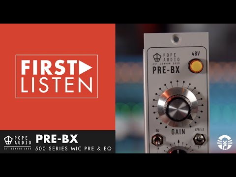 Pope Audio PRE-BX 500 Series Microphone Preamp/BAX EQ