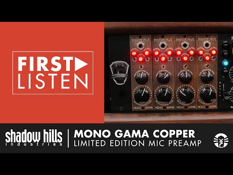Shadow Hills Industries Mono GAMA 500 Series Mic Preamp - Exclusive Copper