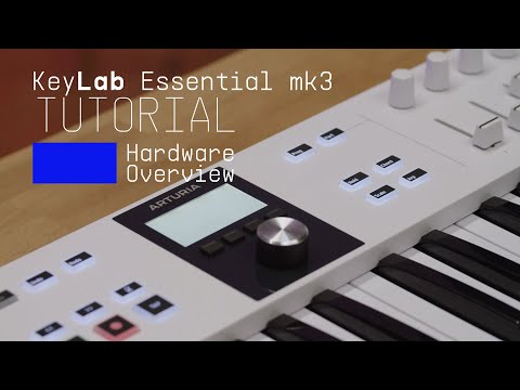 Arturia KeyLab Essential Mk3 88-Key Keyboard Controller - Black