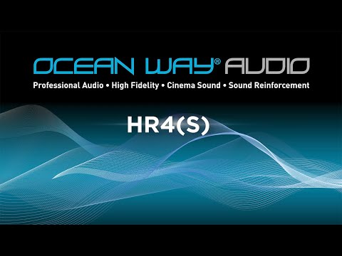 Ocean Way Audio HR4 2-Way Active Reference Monitor - Single
