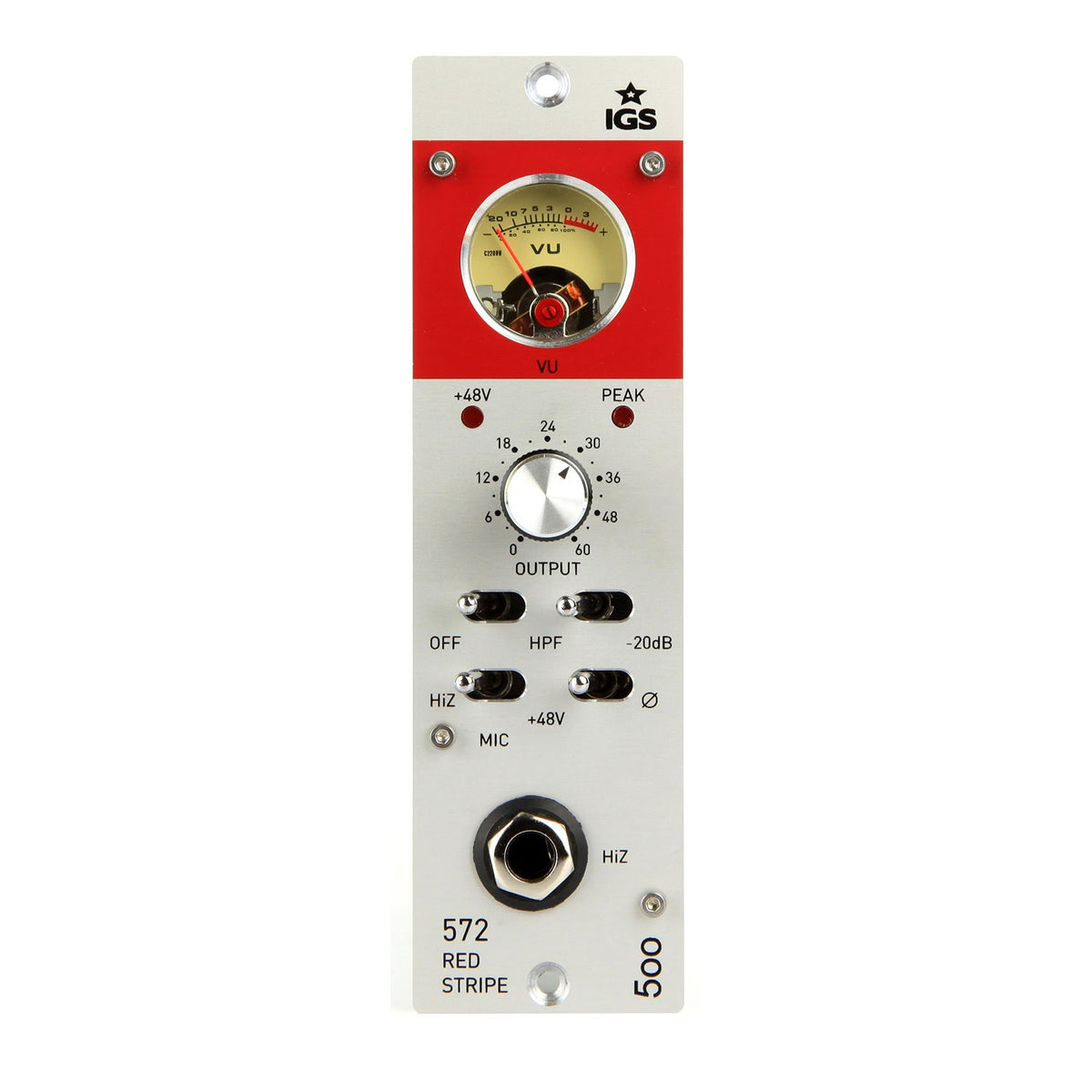 IGS Audio 572 Red Stripe  500 Series Tube Preamp