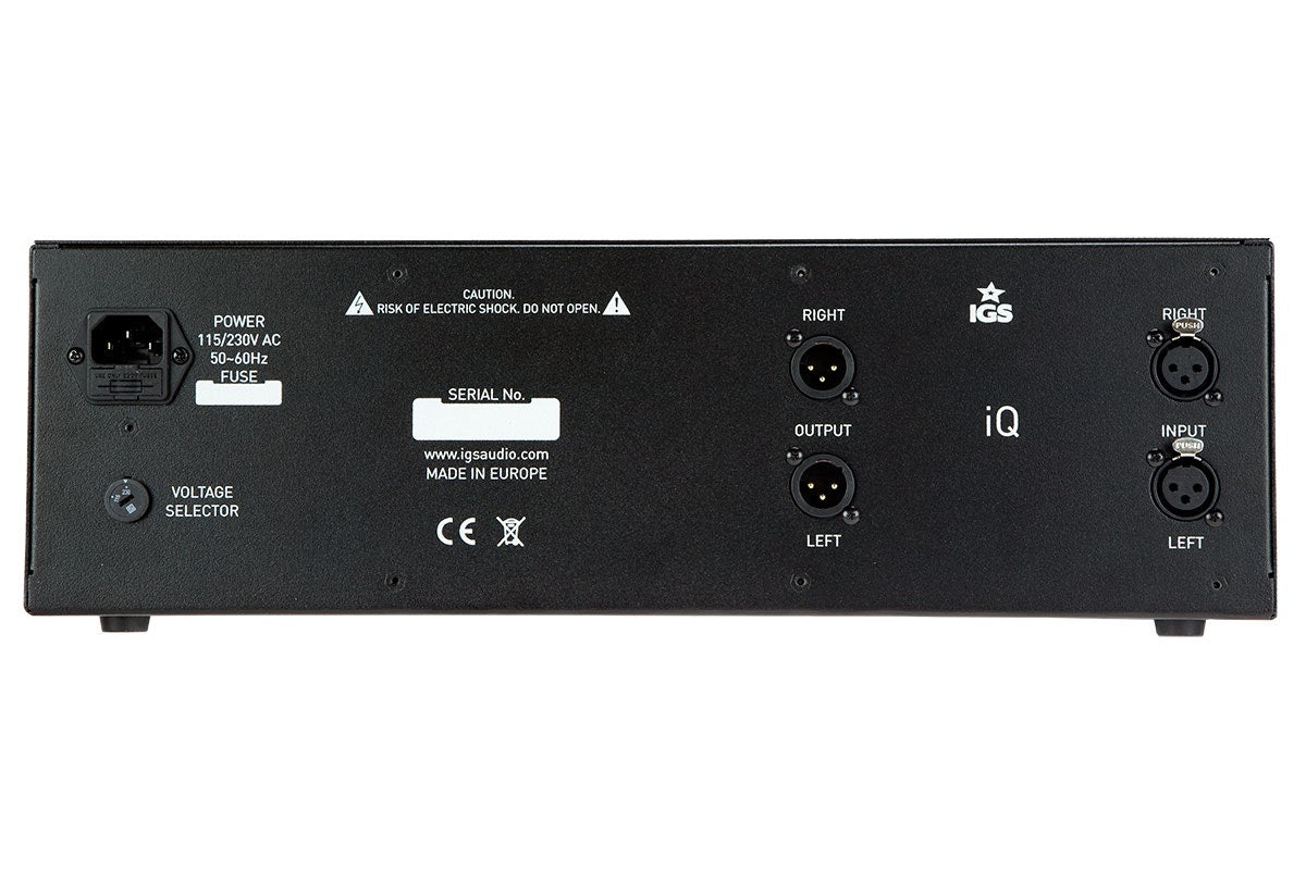 IGS Audio iQ. Inductor Dual-Mono Parametric Equalizer