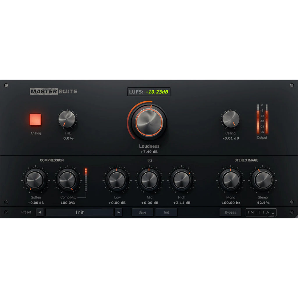 Initial Audio Master Suite Mastering Plug-in - Electronic Delivery