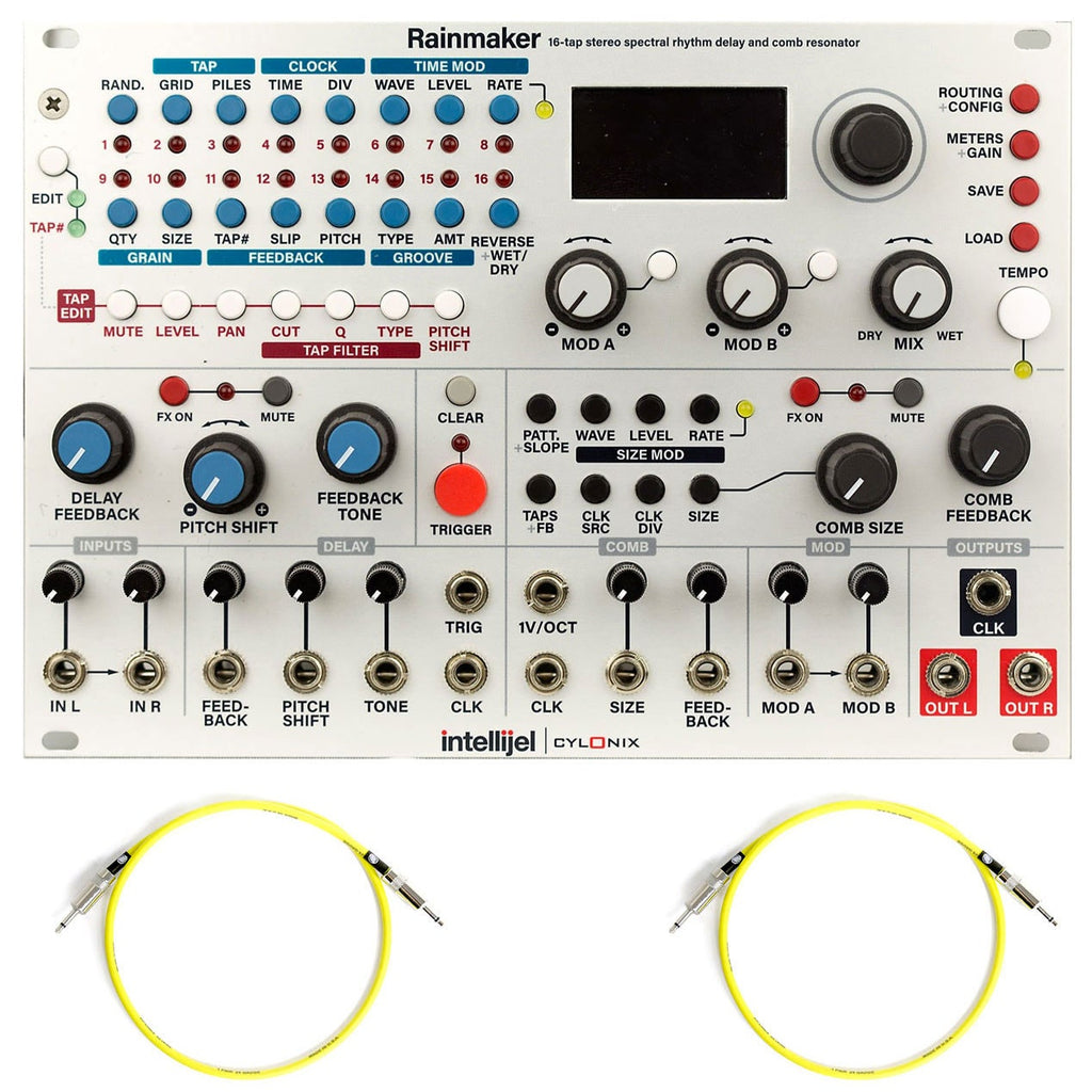 Intellijel Cylonix Rainmaker w/ 2x VK Eurorack Cables - 24"