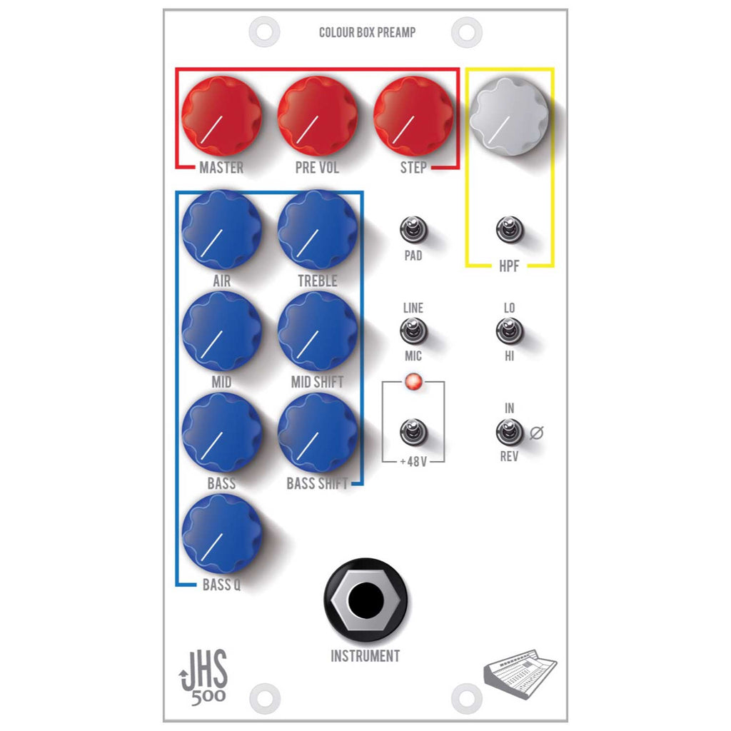 JHS Pedals Colour Box 500 Series Preamp/EQ