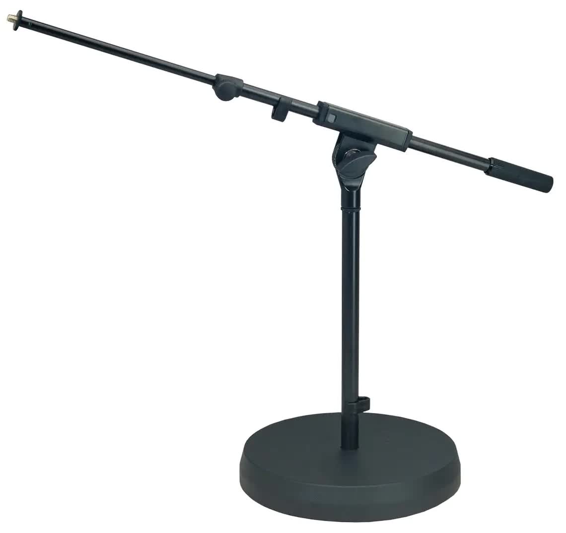 K&M 25960 Low profile Stand with Boom - Black (Demo Deal)