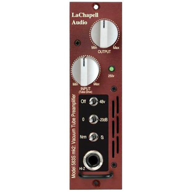 LaChapell Audio 583s mk2 500 Series Tube Preamp