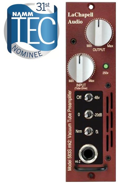 LaChapell Audio 583s mk2 500 Series Tube Preamp