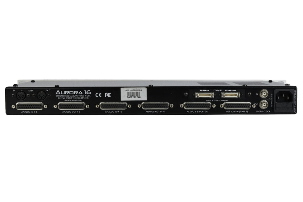 Lynx Studio Technology Aurora 16 AD/DA Converter with LT-HD Card #2607272240 (Used)