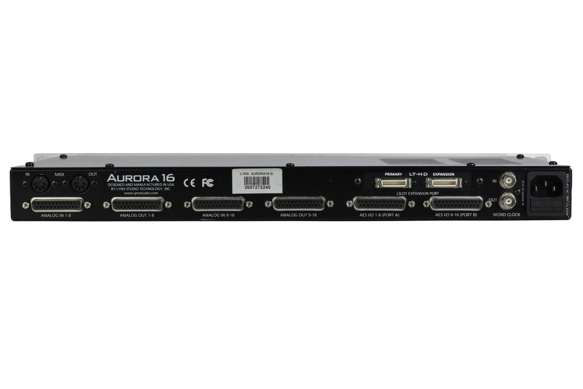Lynx Studio Technology Aurora 16 AD/DA Converter with LT-HD Card #2607272240 (Used)
