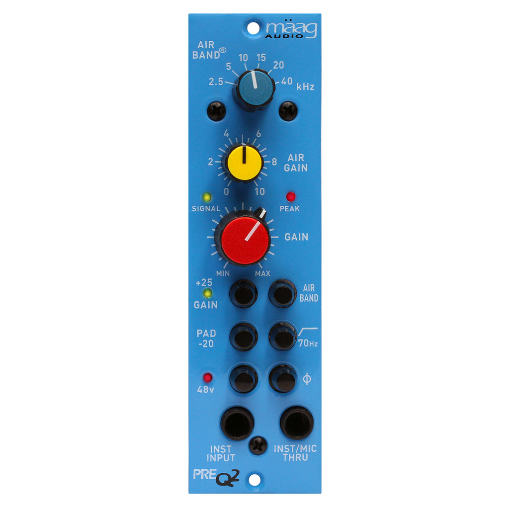 Maag Audio PREQ2-500 500 Series Mic/Instrument Preamp with Air Band