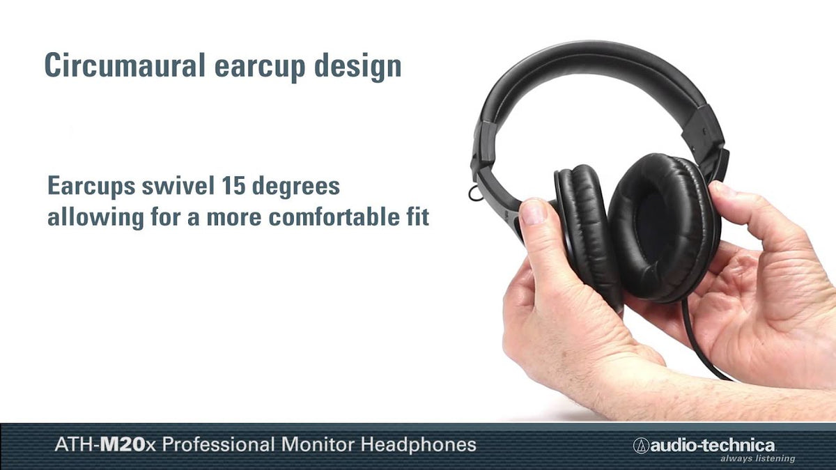 Audio-Technica ATH-M20x Closed-Back Headphones