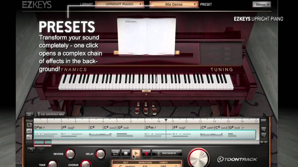 Toontrack EZ Keys Upright Piano - Electronic Delivery