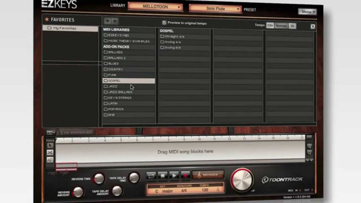 Toontrack EZ Keys Mellotoon - Electronic Delivery