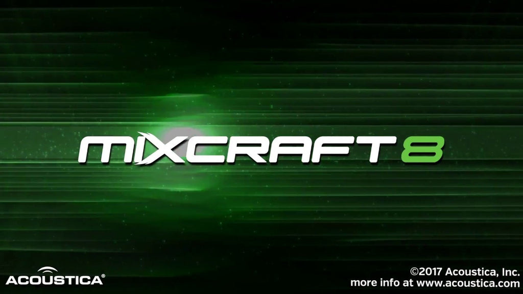 Acoustica Mixcraft 8 Recording Studio - Electronic Delivery