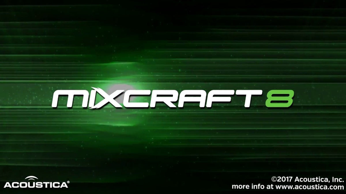 Acoustica Mixcraft 8 Recording Studio - Electronic Delivery