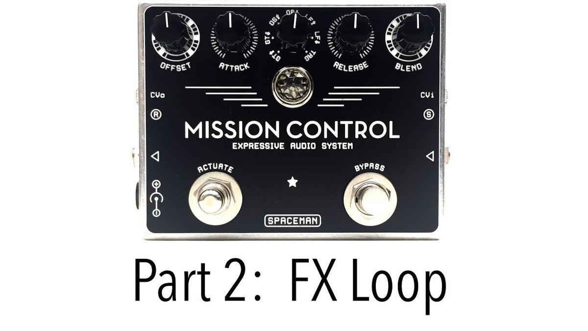 Spaceman Effects Mission Control - Blue Sparkle
