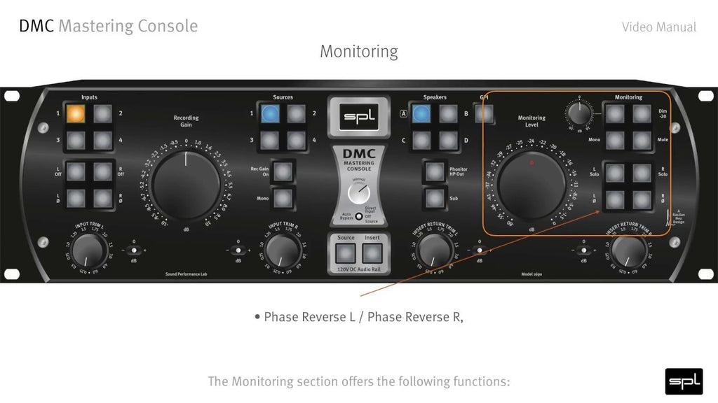 SPL DMC Stereo Mastering Console - Red