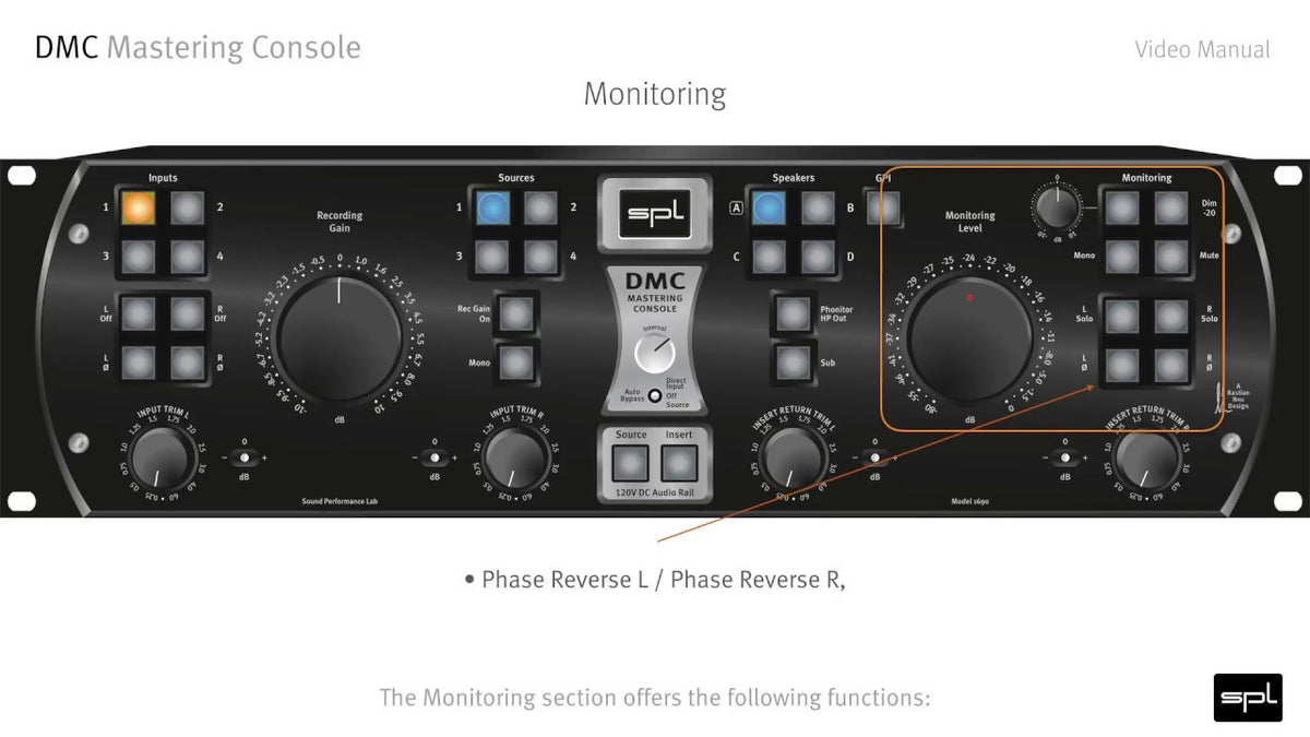 SPL DMC Stereo Mastering Console - Red