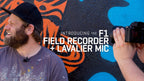 Zoom F1-LP Field Recorder + Lav Mic Bundle