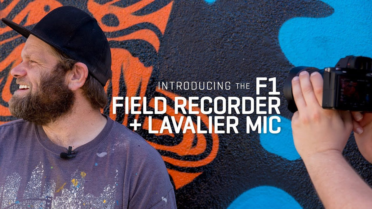 Zoom F1-LP Field Recorder + Lav Mic Bundle