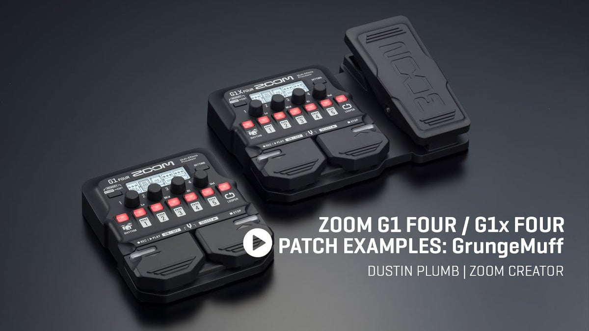 Zoom G1X FOUR Multi-Effects Guitar Pedal with Expression