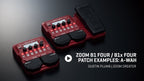 Zoom B1X FOUR Multi-Effects Bass Pedal with Expression