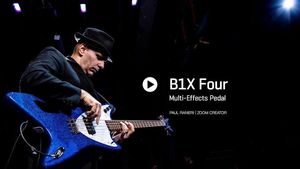 Zoom B1X FOUR Multi-Effects Bass Pedal with Expression