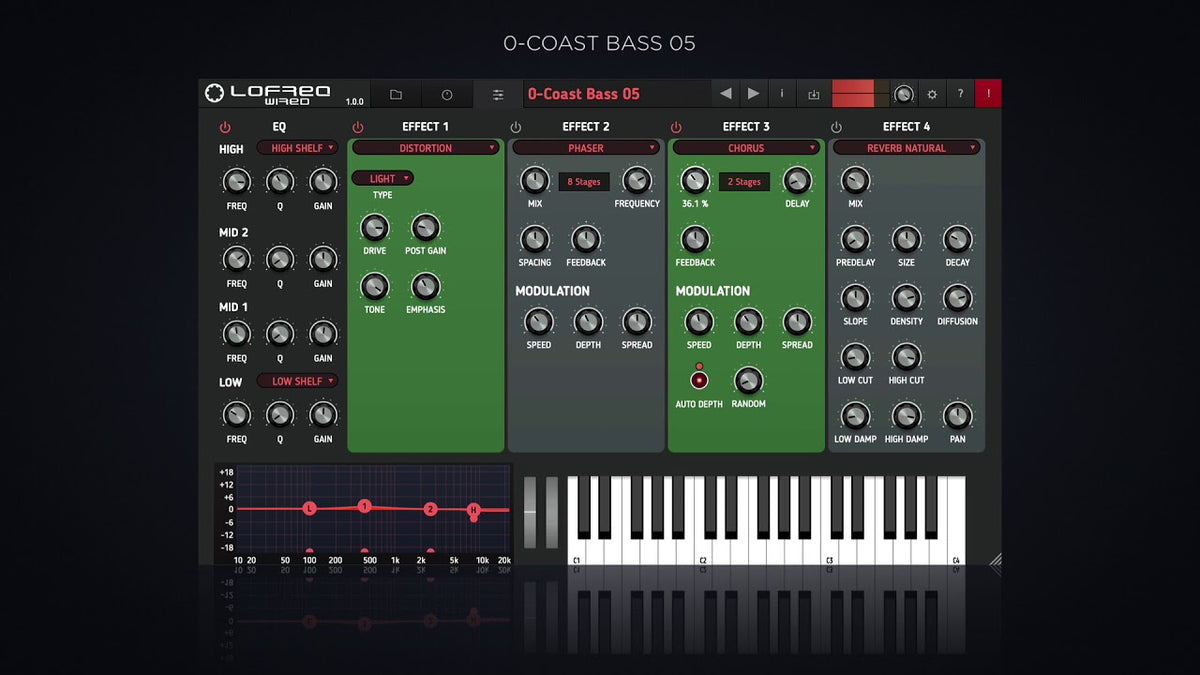 Tracktion RetroMod LoFreq Wired Virtual Synth Collection