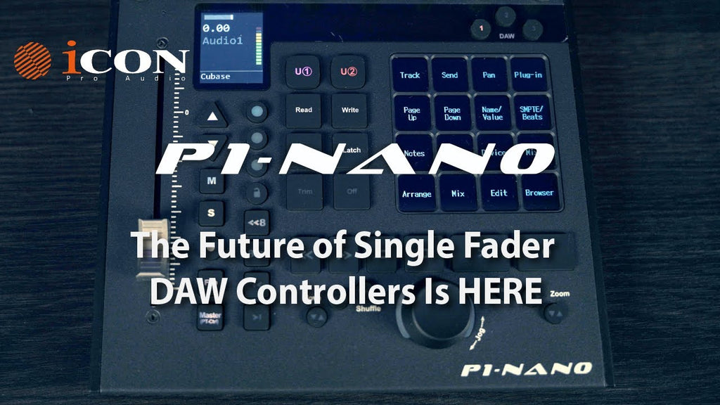 iCon Pro Audio P1-Nano Compact DAW Control Surface