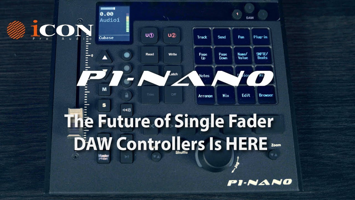 iCon Pro Audio P1-Nano Compact DAW Control Surface