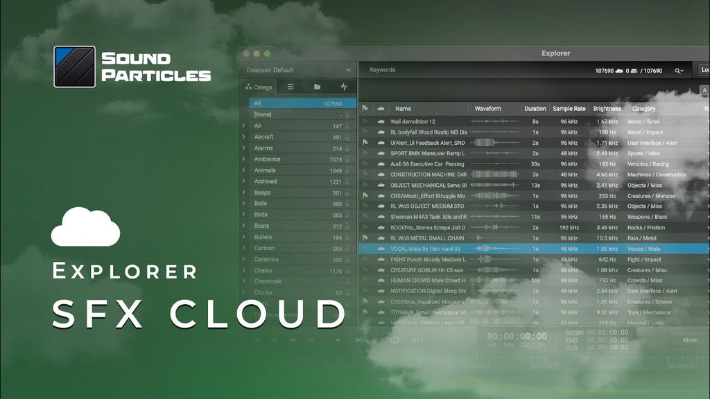 Sound Particles Explorer SFX Cloud Immersive Effects Library 1-Year Subscription - Electronic Delivery