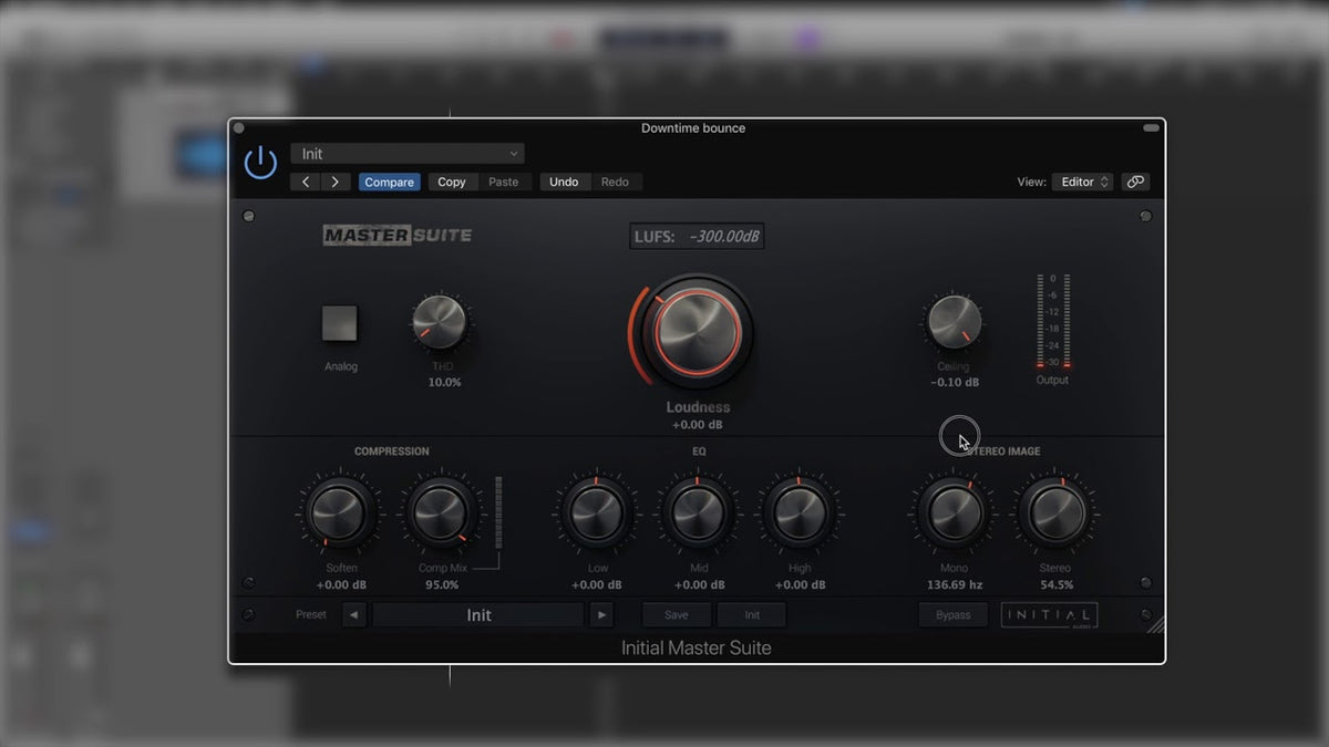 Initial Audio Master Suite Mastering Plug-in - Electronic Delivery