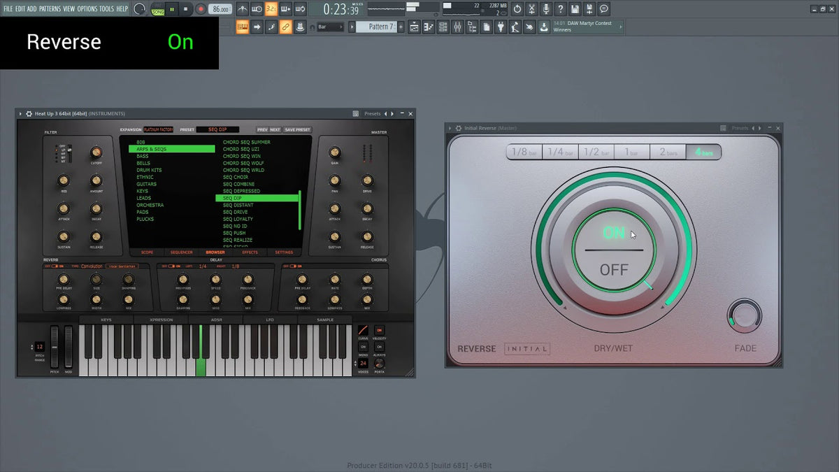 Initial Audio Reverse Plug-in - Electronic Delivery