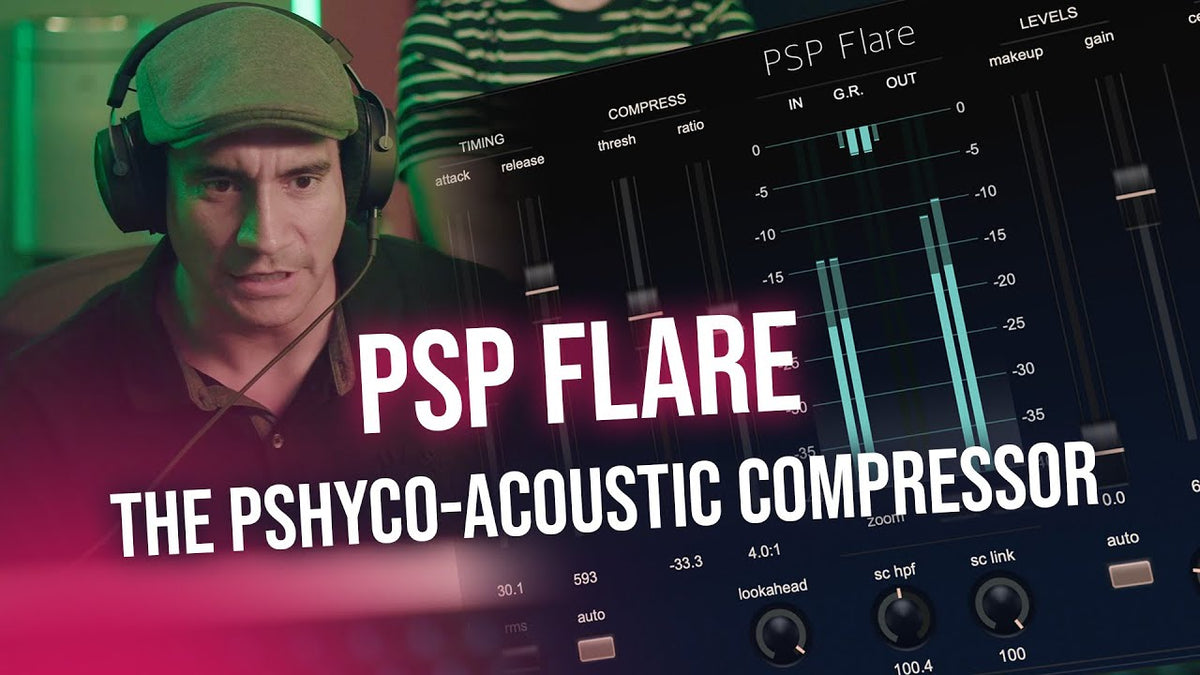 PSPaudioware Flare Psycho-Acoustic Compressor Plug-in - Electronic Delivery