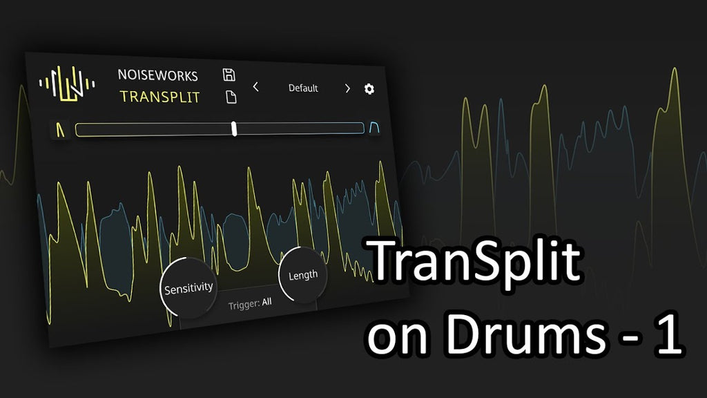 NoiseWorks TranSplit Transient Shaper Plug-in - Electronic Delivery