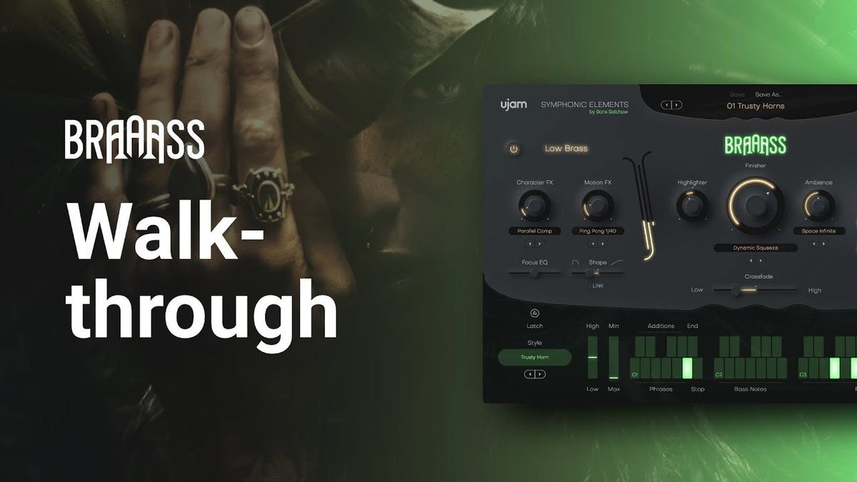 UJAM Symphonic Elements BRAAASS Brass Ensemble Virtual Instrument - Electronic Delivery