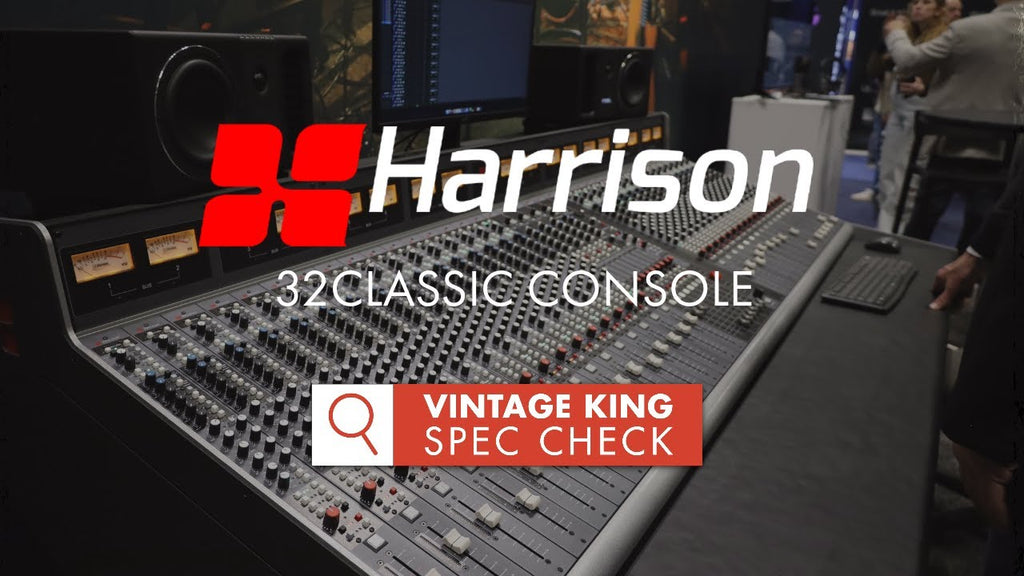 Harrison Audio 32Classic 16-Channel Analog Recording Console with 32x32 Dante Interface