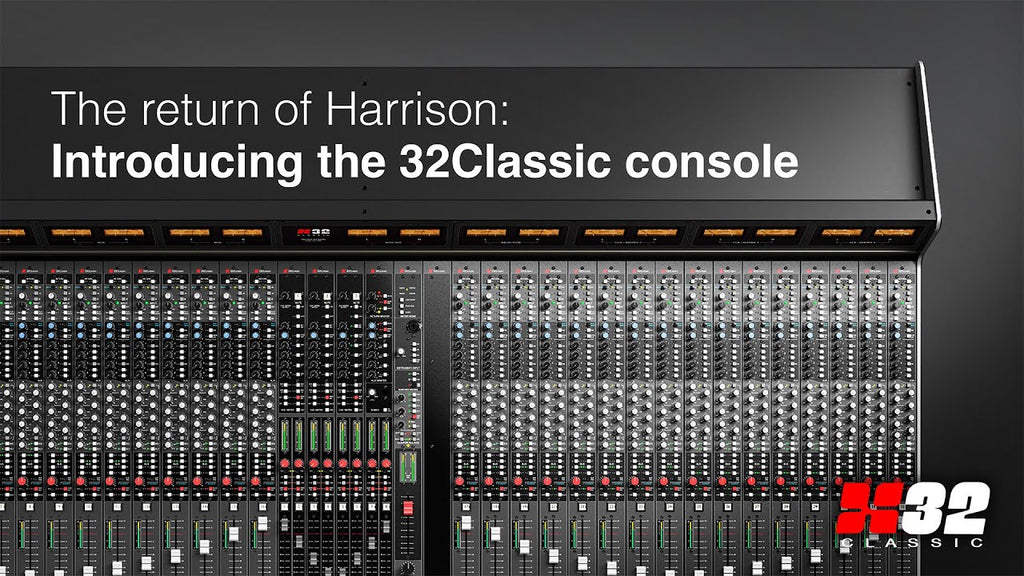 Harrison Audio 32Classic 16-Channel Analog Recording Console with 32x32 Dante Interface