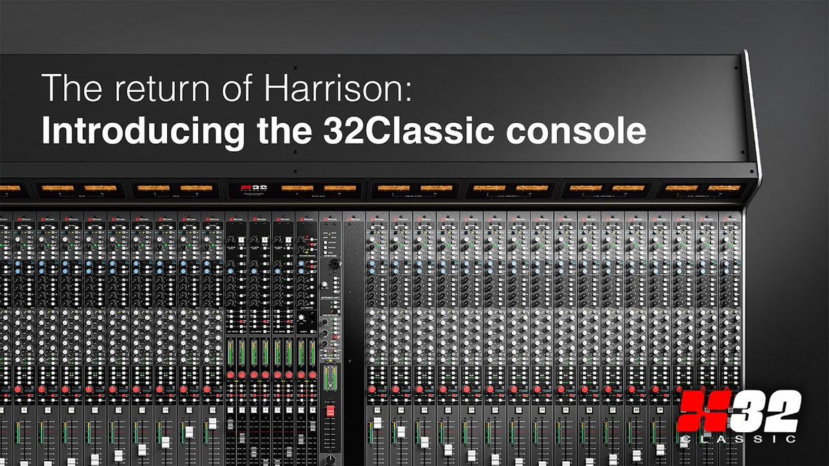 Harrison Audio 32Classic 24-Channel Analog Recording Console with 64x64 Dante Interface