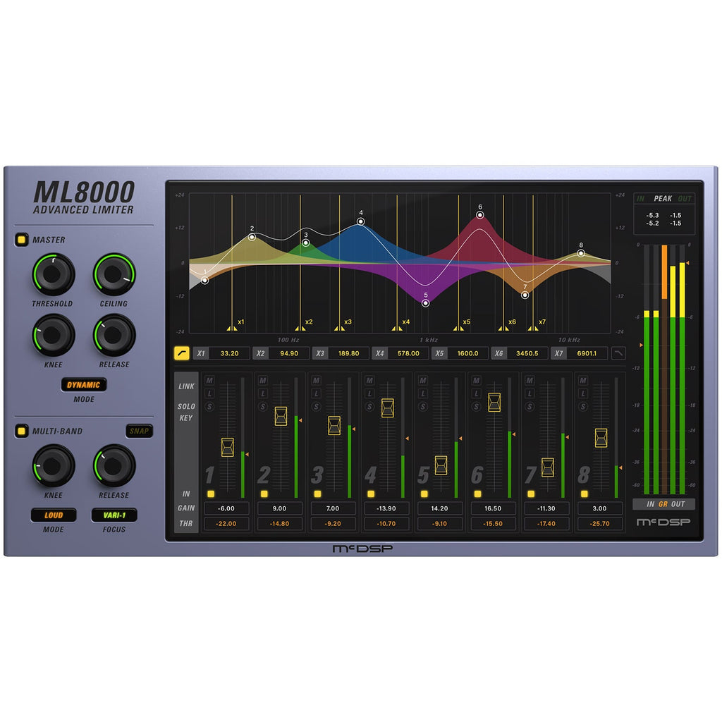 McDSP ML8000 Advanced Limiter Native v7 - Electronic Delivery