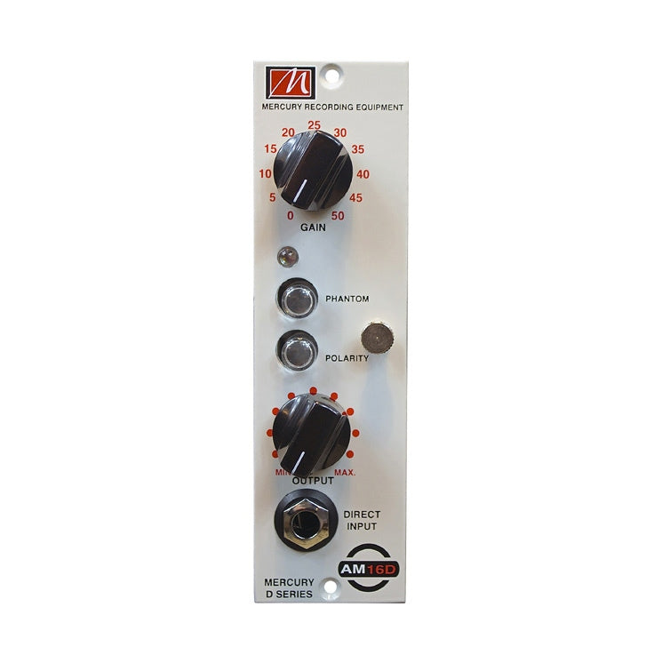 Mercury D Series AM16D 500 Series Studio Microphone Amplifier