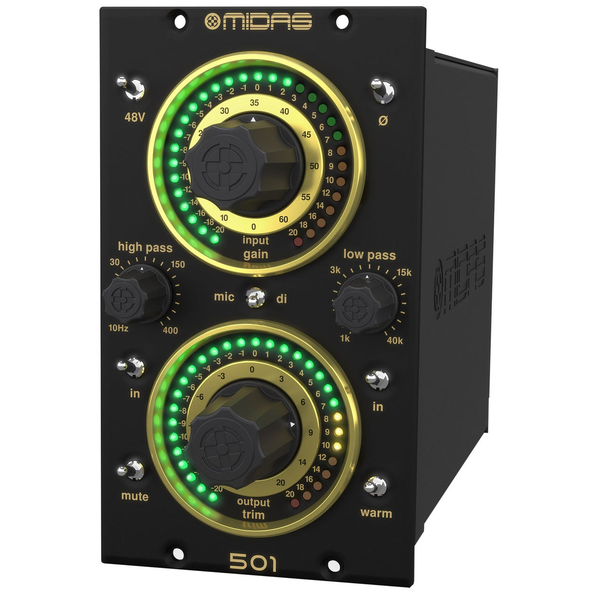 Midas 501 High-Preformance 500 Series Mic/Line Preamp