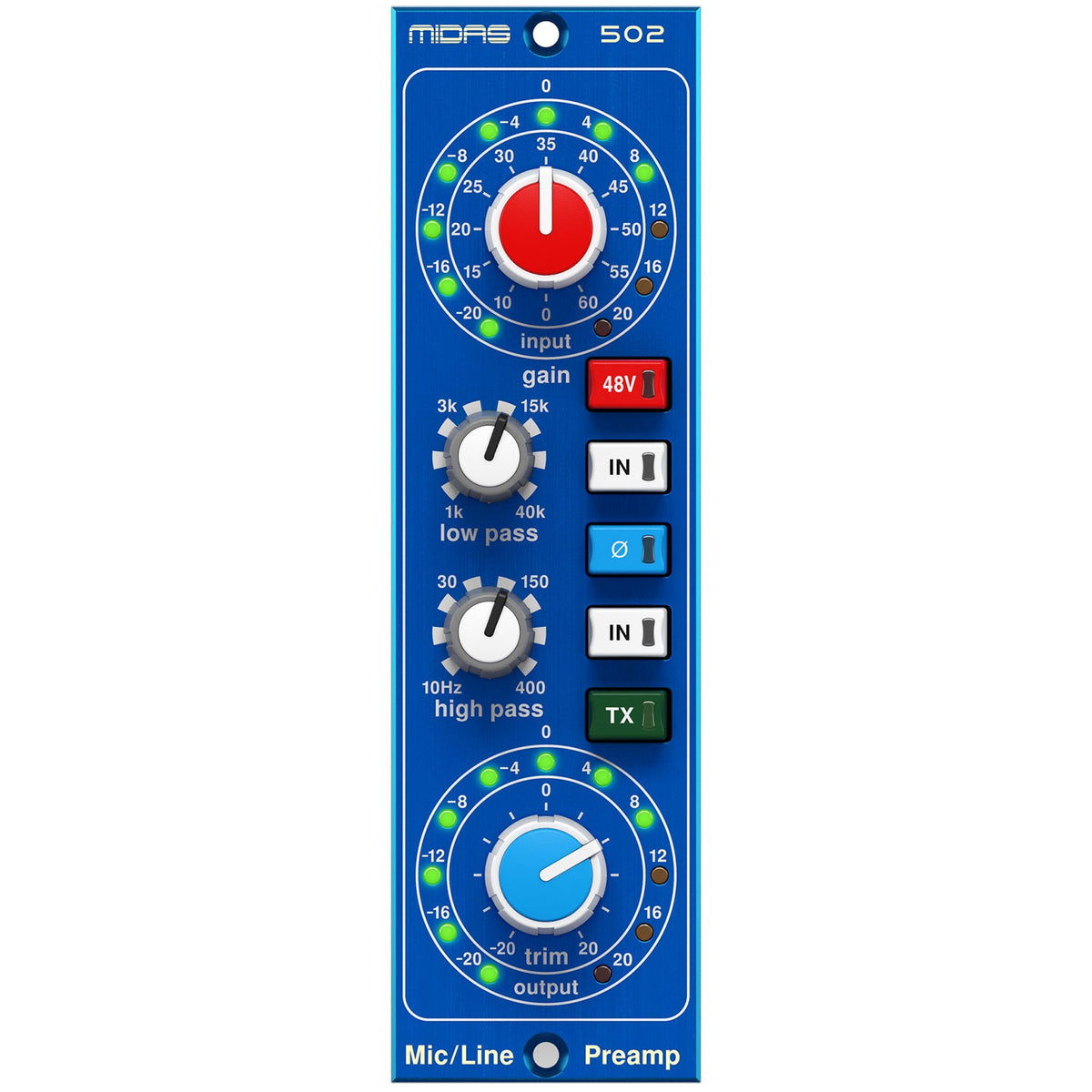 Midas 502 V2 500 Series Microphone Preamp