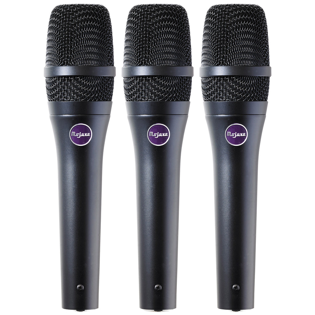 Mojave Audio MA-D Handheld Cardioid Dynamic Microphone - 3-Pack