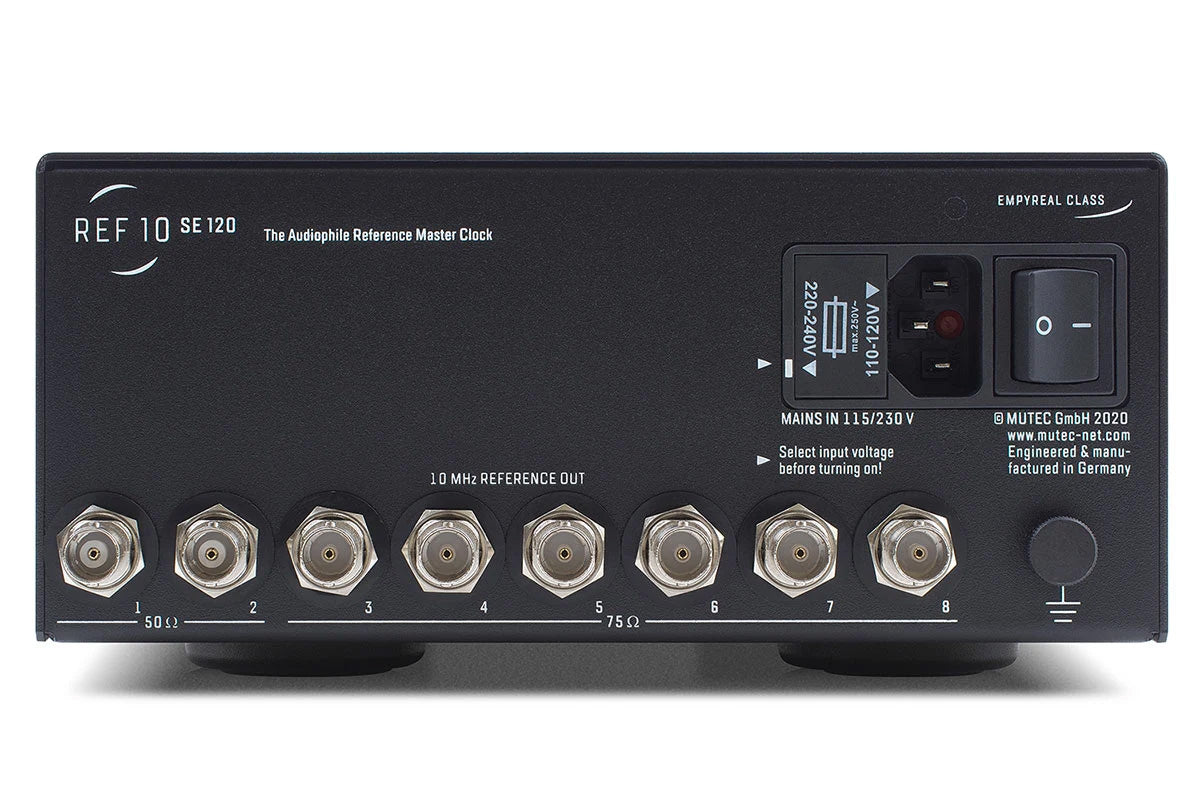 Mutec REF10 SE120 Audiophile Clock Reference Generator - Aluminum