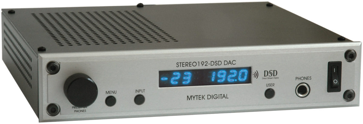 Mytek Digital Stereo192-DSD DAC Silver Preamp Version