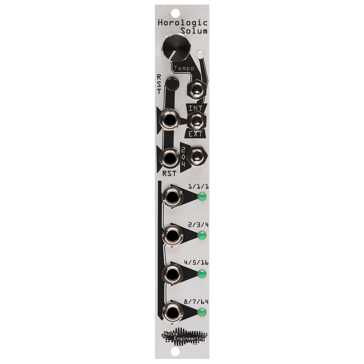 Noise Engineering Horologic Solum Clock Generator/Divider Module - Silver