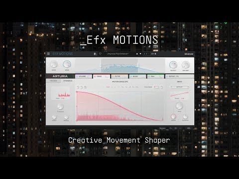Arturia Efx MOTIONS Creative Movement Shaper - Elec Del