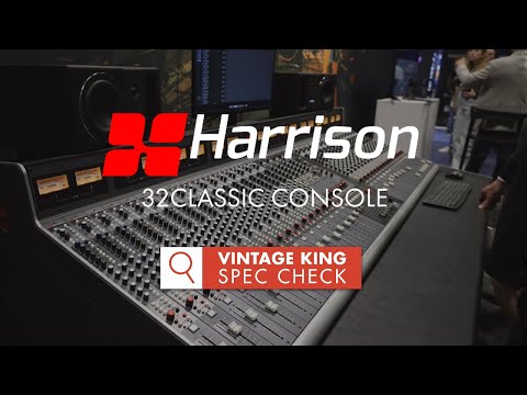 Harrison Audio 32Classic 16-Channel Analog Recording Console with 32x32 Dante Interface
